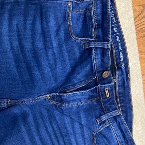 Talbots 4 Petite jean high waist jegging crops